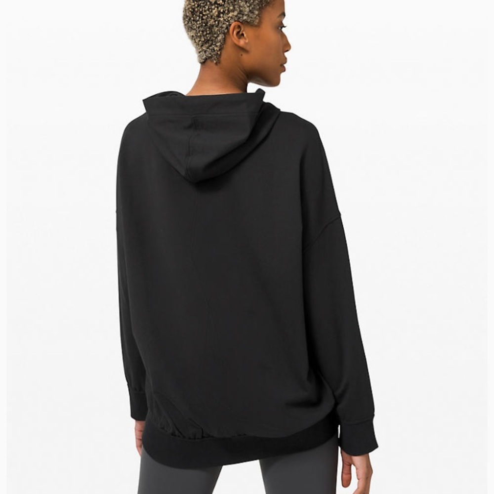 Lululemon Step Aside Zip Hoodie Black Sz M/L NWOT - Picture 3 of 5